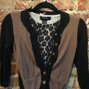 Animal print cardigan set 🐆🐾